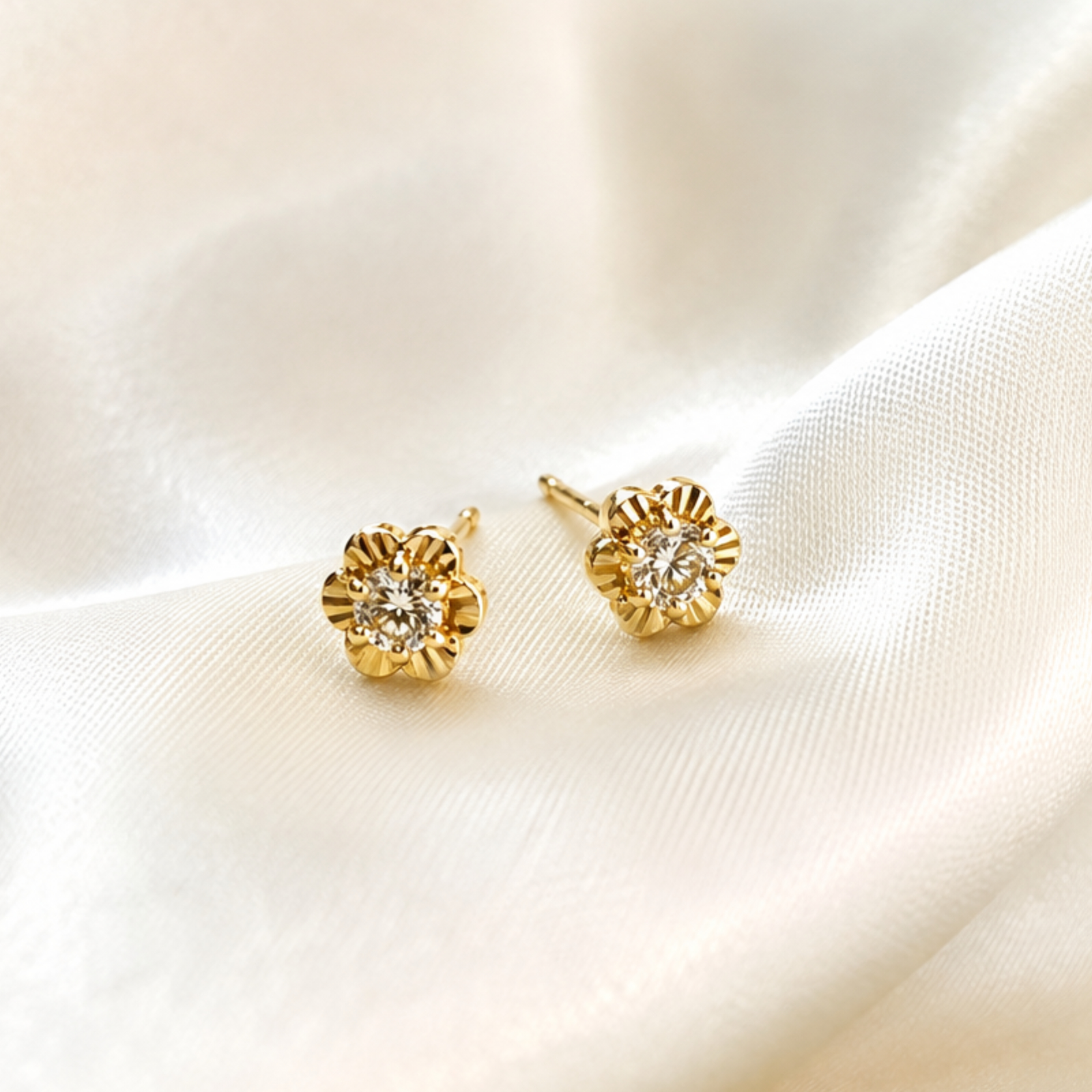 ジュエリーまつき / K18 ダイヤピアス