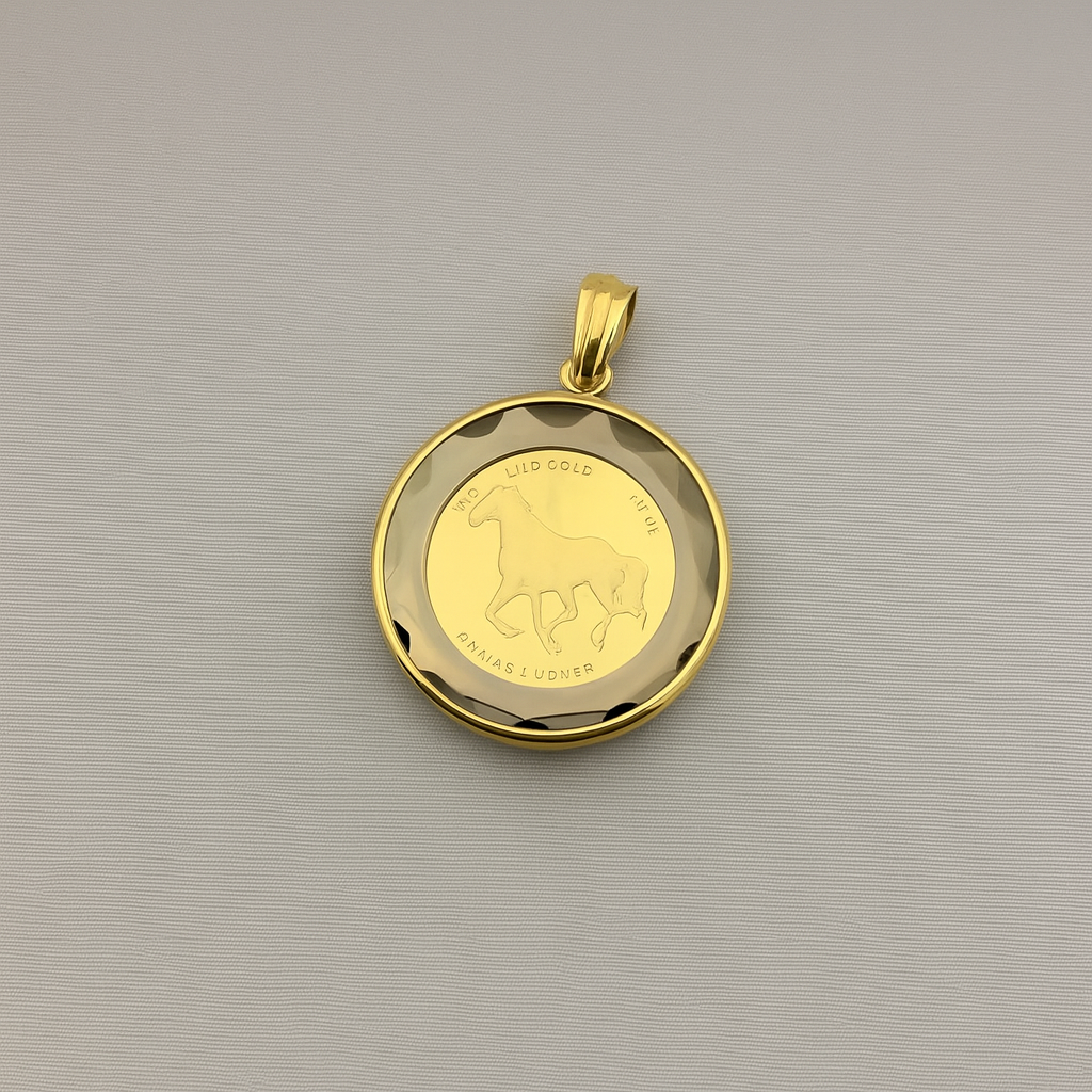 K24・K18 ホースコインペンダント